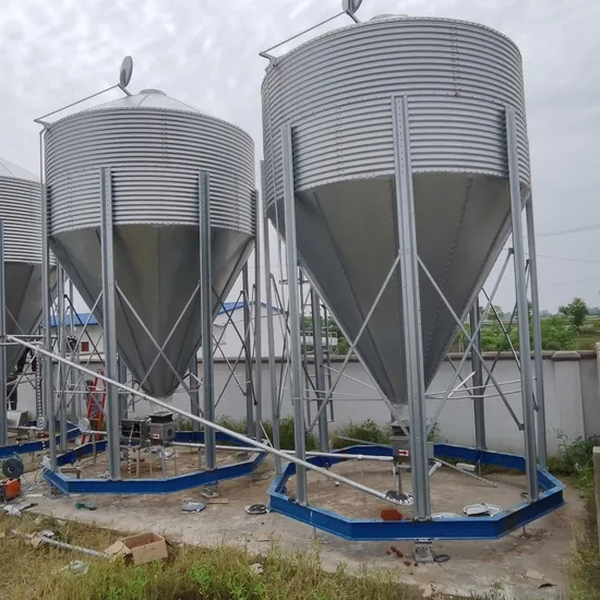 High Quality Hot Galvanized Steel Plate Silo for Pig 