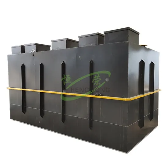 Integrated Sewage Treatment Equipment, Carbon Steel Household Purification Tank Cell Treatment Tank 