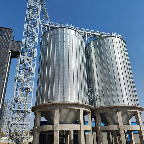 Galvanized Steel Plate 1000 Ton Wheat Grain Hopper Silo with Price 