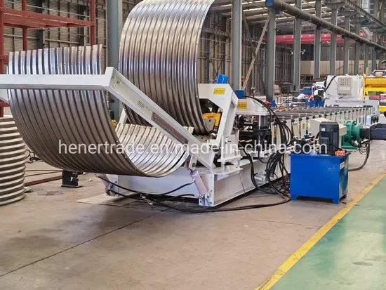 Grain Bin Storage Steel Silo Panel Roll Forming Machine Innovative Spiral Steel Silo Making Machine 