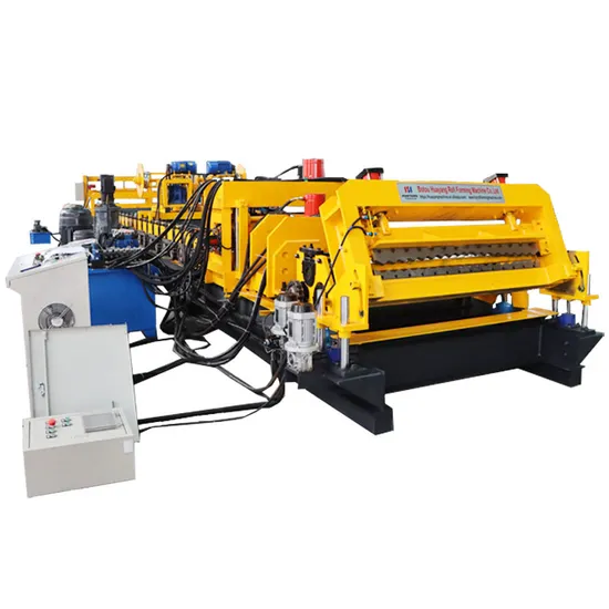 High Quality Full Automatic Steel Silo Granary Corrugated Panel Making Roll Forming Machine 