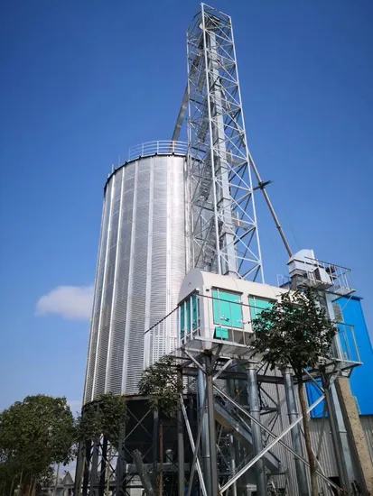 2024 New Design Carbon Steel Maize Storage Silo Grain Steel Plate Silos Ventilation and Fumigation Systems Grain Container Prices 