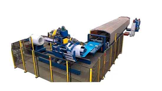 Silo Making Machine Grain Bin Roll Forming Machine with in Line Punching 