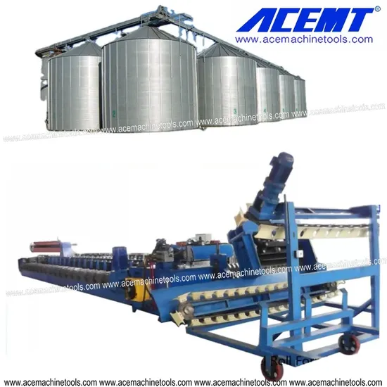High Quality Roll Forming Machine Silo Grain Storage Silos Making Machine 
